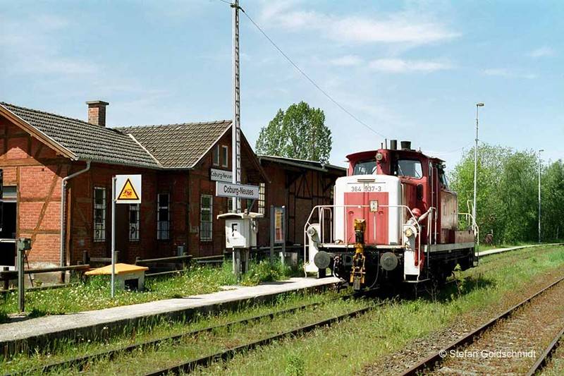 Mittlerweile ist der Güterverkehr nach Rodach Geschichte. Am 15. Mai 2002...