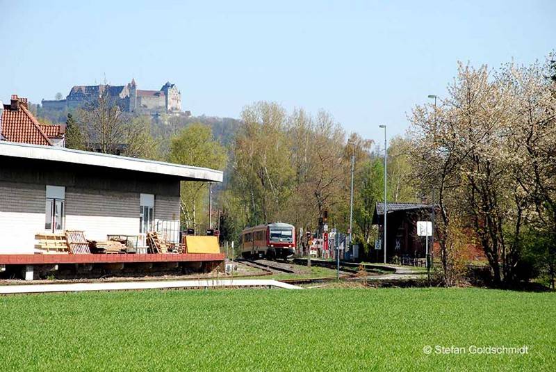 Am 24. April 2010 war der Hofer 628 417 für den Dienst auf unserer Nebenbahn...