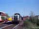 Am 15. April 1992 war noch die Baureihe 211 für den Güterverkehr nach Rodach...